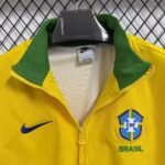 Retro Brasil Windbreaker Amarillo - Imagen 2