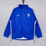 Retro Brasil Windbreaker Azul 98