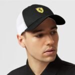F1 Ferrari Black/White Cap - Imagen 2