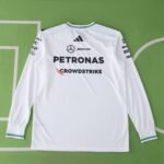 F1 Mercedes Jersey White Long Sleeve - Imagen 2