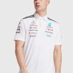 F1 Mercedes Polo 2025 White