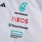 F1 Mercedes Jersey White Long Sleeve - Imagen 9