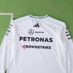 F1 Mercedes Jersey White Long Sleeve - Imagen 3