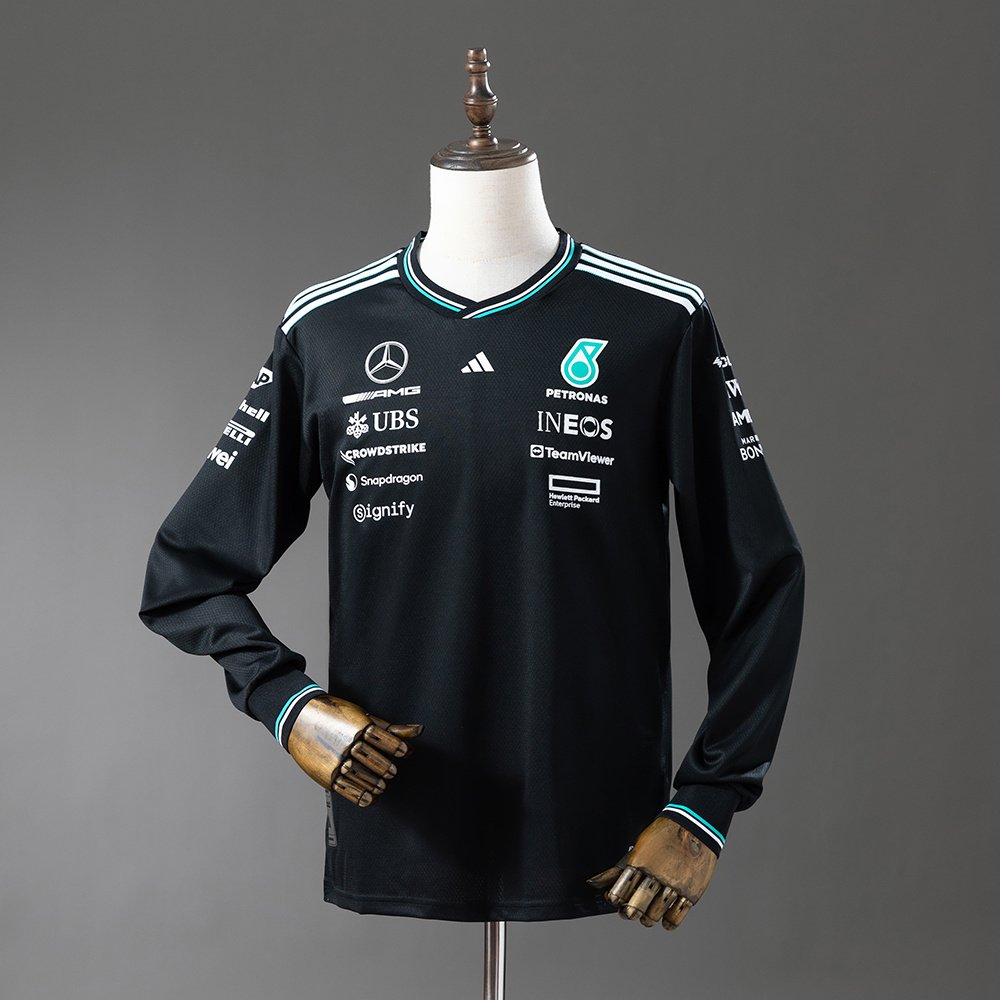 6c791e08 F1 Mercedes Jersey Long Sleeve 2025 - Imagen 1