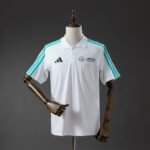 F1 Mercedes Polo 2025 White