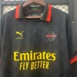 AC Milan Off White Black 25/26 Fan - Imagen 4